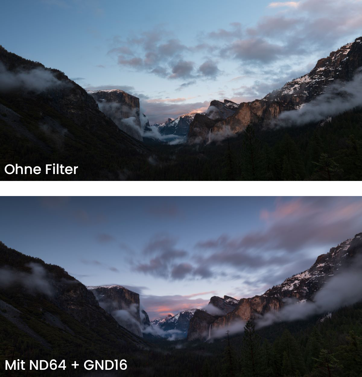 Filterfotografie Yosemite National Park