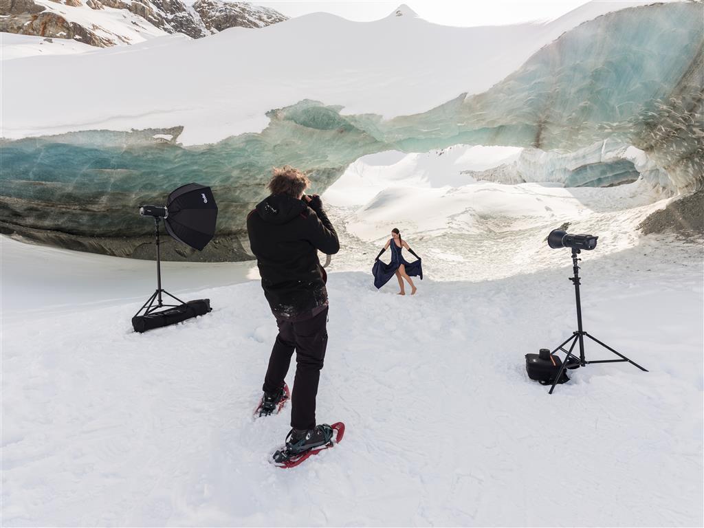 Fotoshooting im Schnee