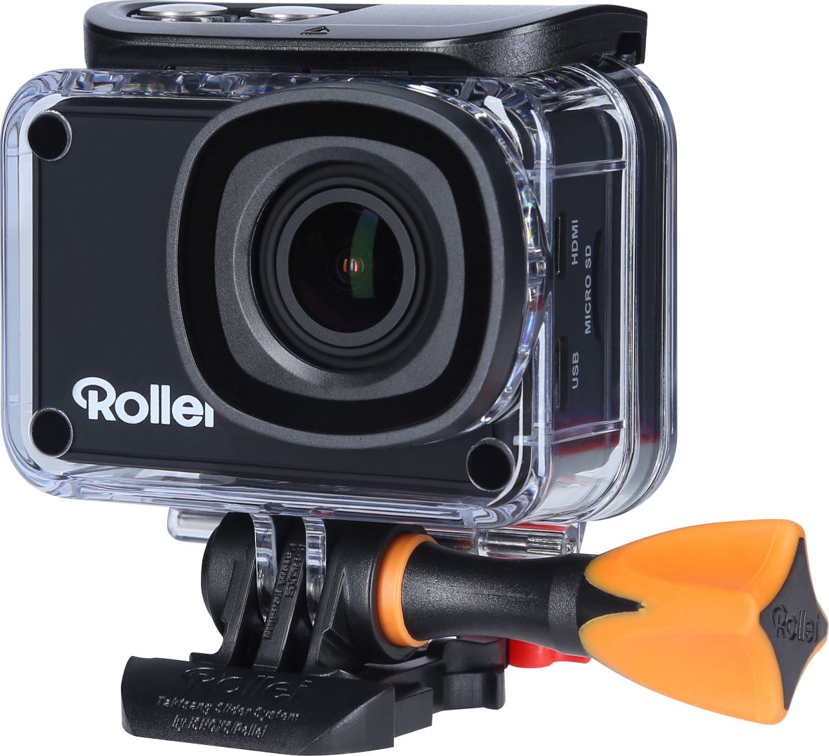 Rollei Actioncam Seitlich