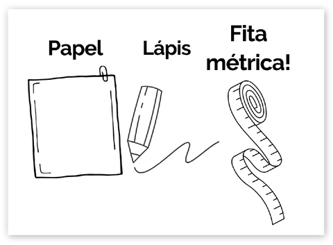 papel lapis fita metrica calçado barefoot respeitador normal