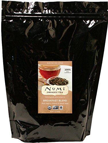 Numi Organic Tea Breakfast Blend, 16 Ounce Pouch, Loose Leaf Black Tea (Packaging May Vary)