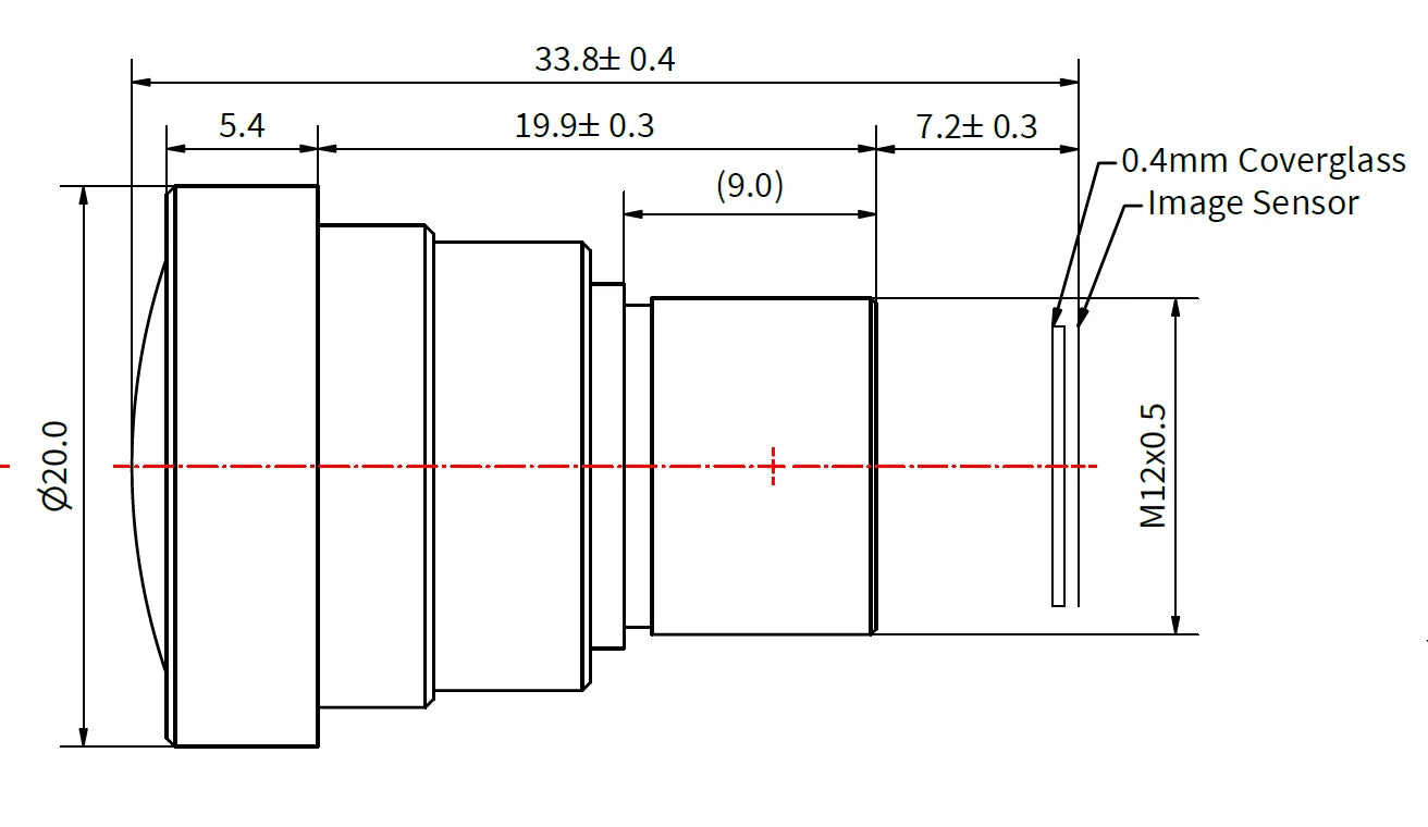 Un objectif M12 de 25 mm pour les applications de téléobjectif