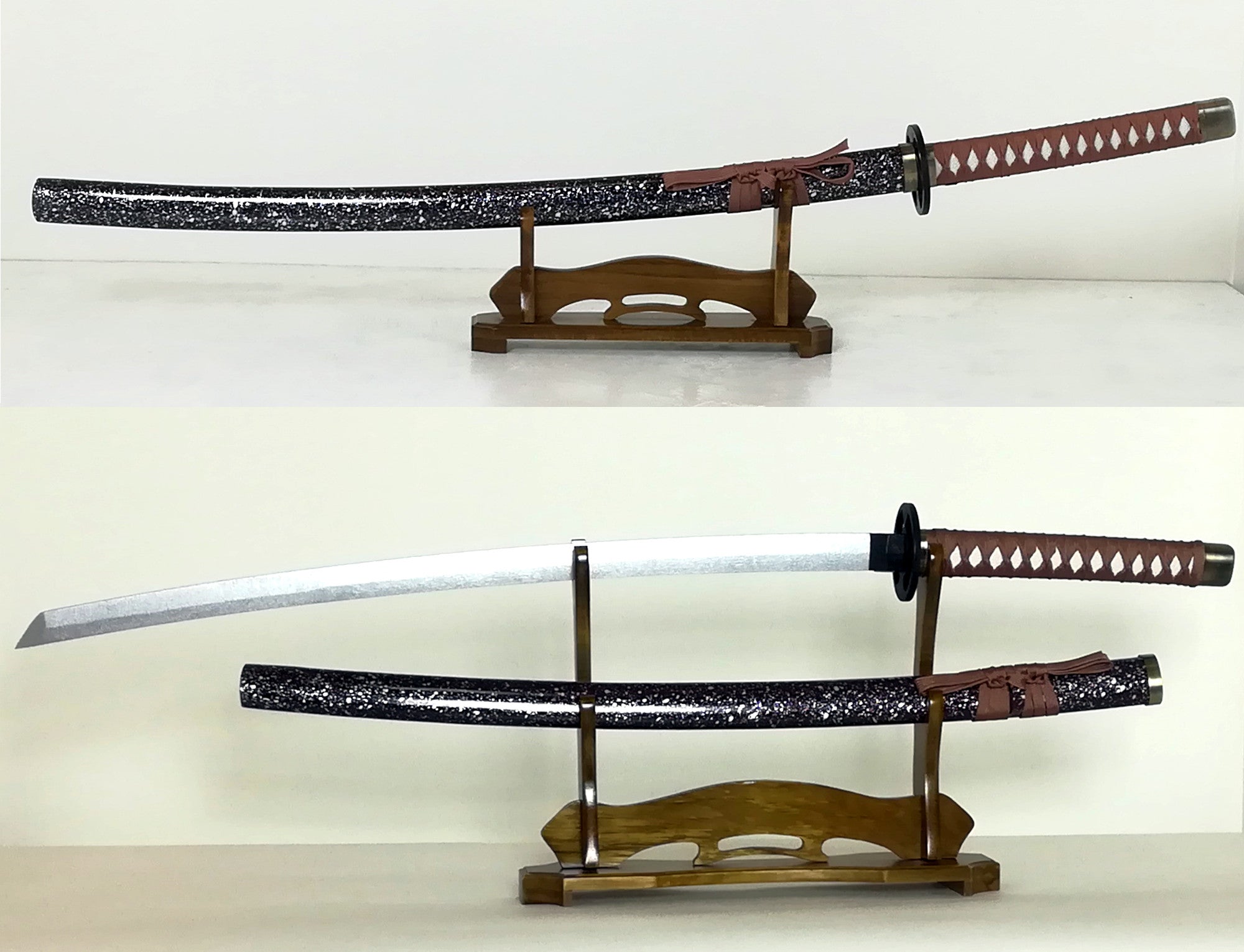 刃の長さ71cm銀輪の武士 模造刀 模擬刀 日本刀 居合刀 刀装具 太刀