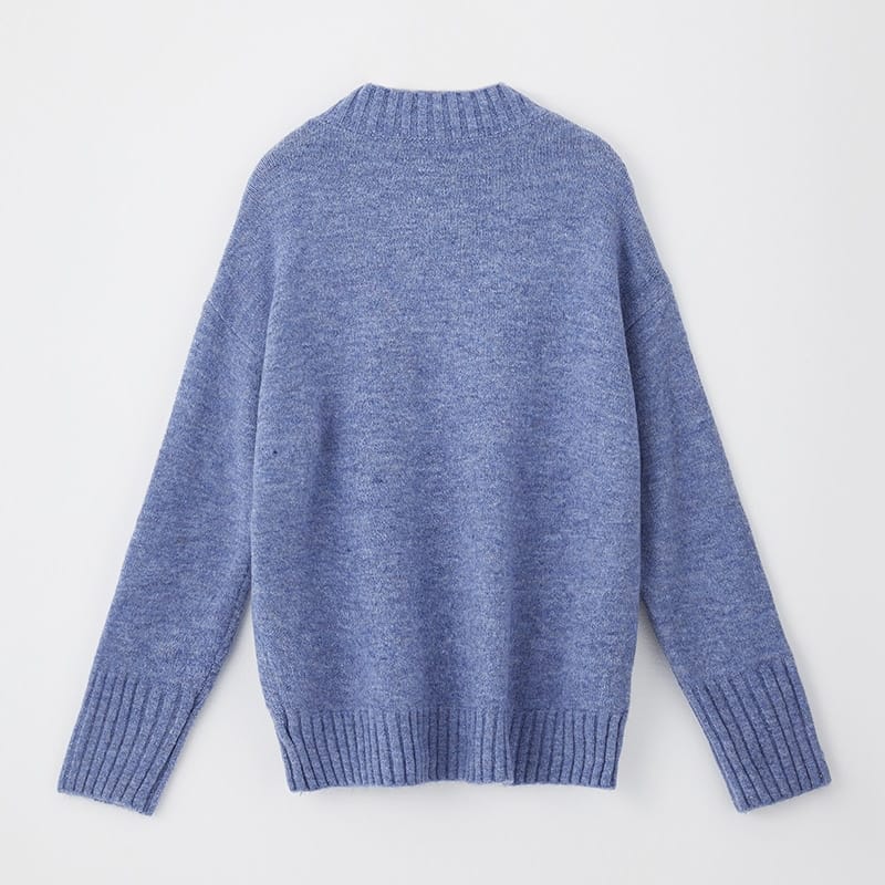 Knitted Turtleneck Cashmere Sweater / Pullover Casual Jumper with Long Sleeve