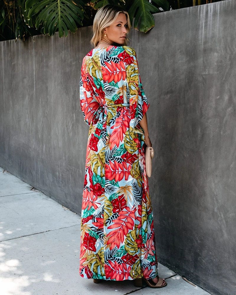 Print Cover up Tunics for Beach