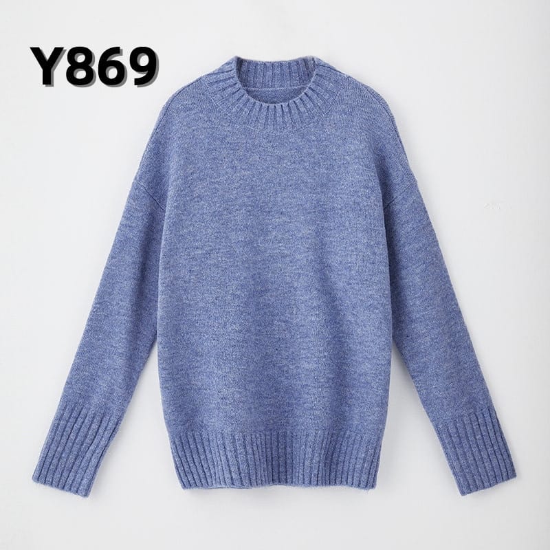 Knitted Turtleneck Cashmere Sweater / Pullover Casual Jumper with Long Sleeve