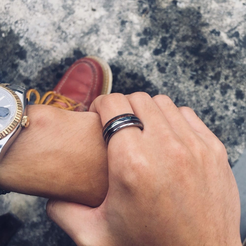 Rainbow Men Gentleman Ring