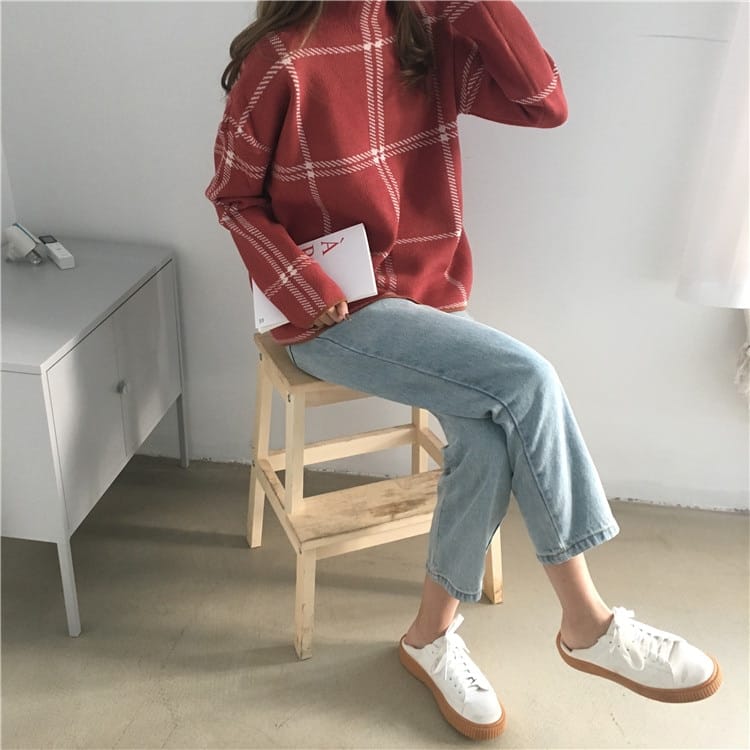 winter New Women Pullovers Sweater Outfit