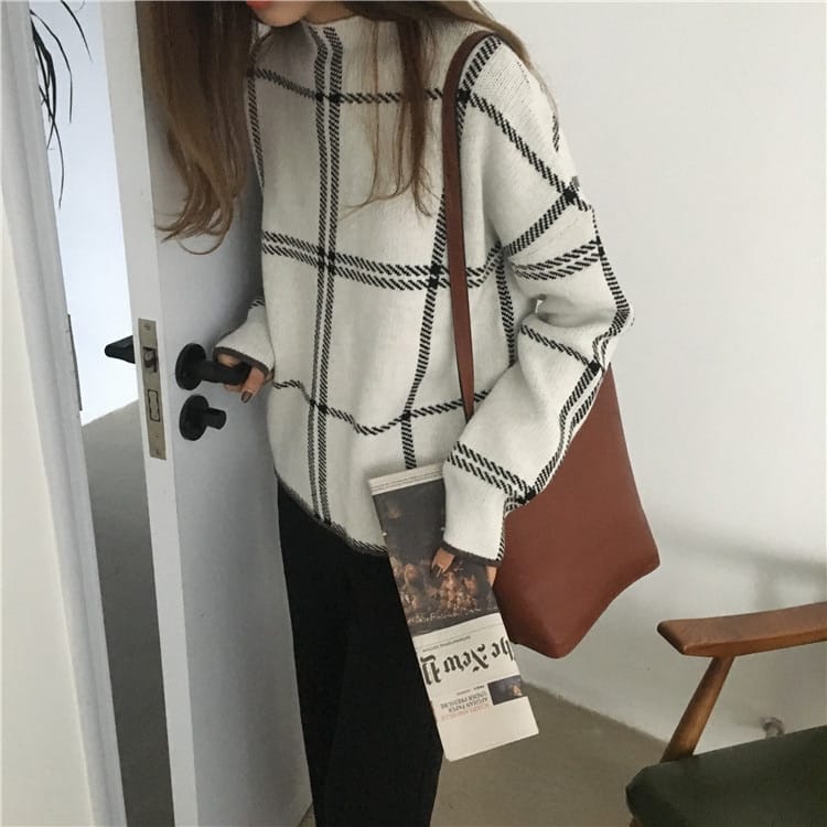 winter New Women Pullovers Sweater Outfit