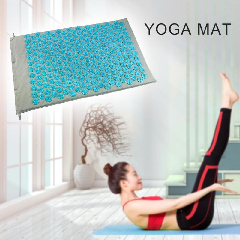 Professional Acupressure Yoga Relief Massager Mat & Pillow Set