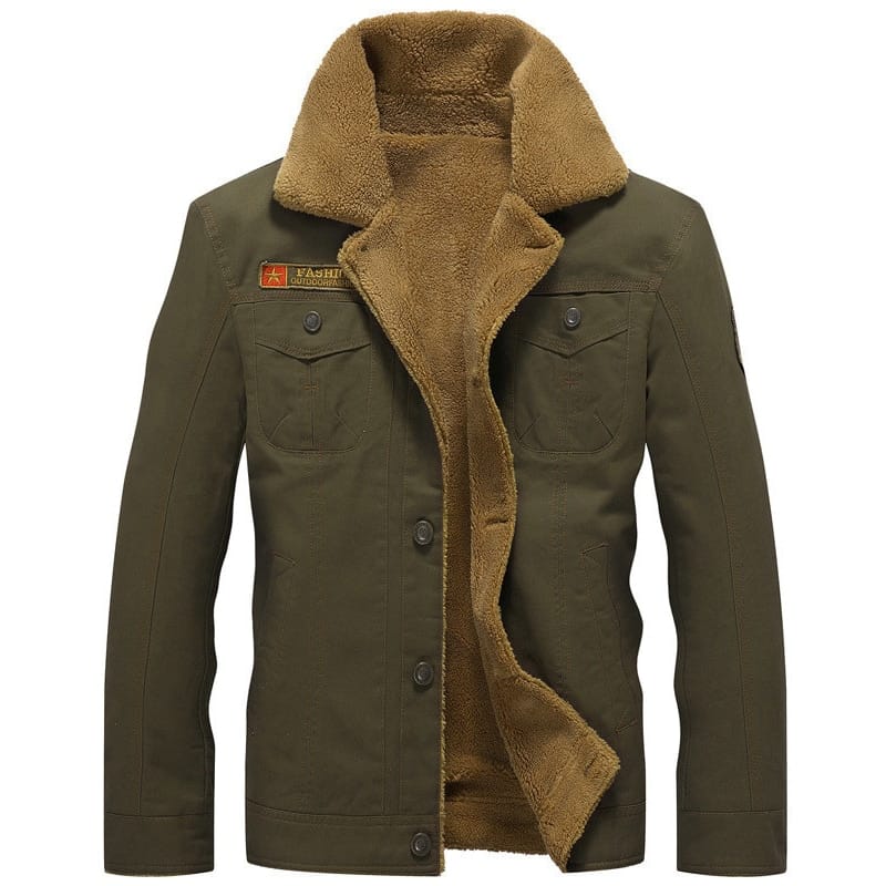Winter Bomber Warm Fur Collar Jacket / Coat for Men