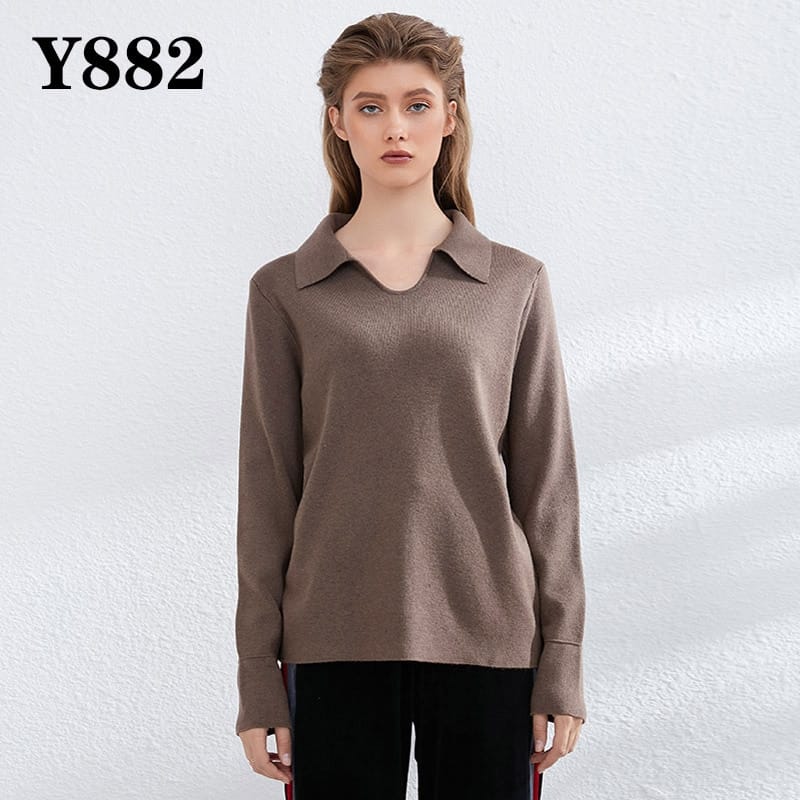 Knitted Turtleneck Cashmere Sweater / Pullover Casual Jumper with Long Sleeve