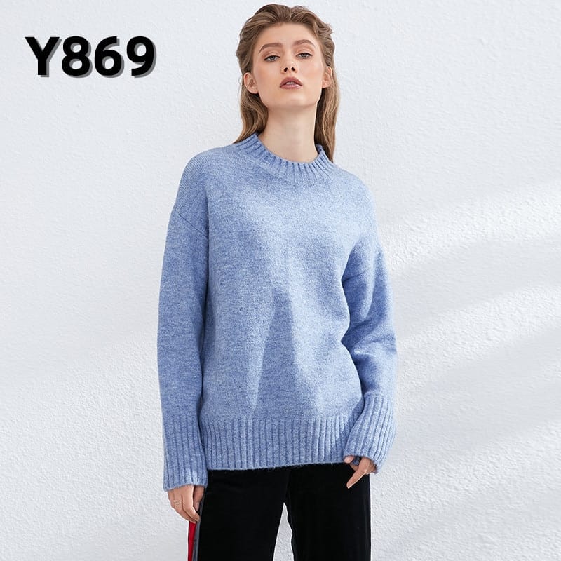 Knitted Turtleneck Cashmere Sweater / Pullover Casual Jumper with Long Sleeve