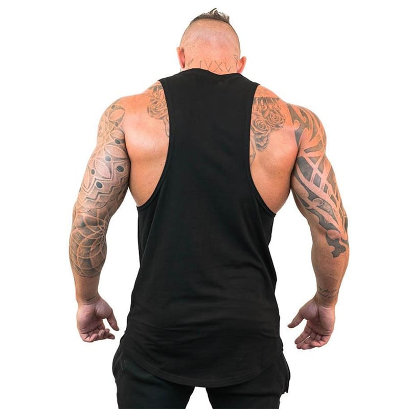 Mens Hooded Top Cotton Sleeveless Sweatshirt