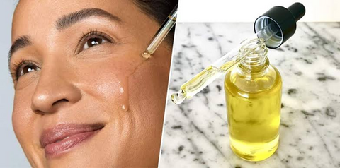 gold glass skin oil