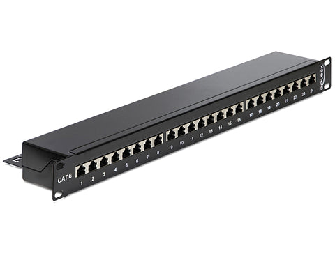 19″ Patch Panel 24 Port Cat.6 - delock.israel