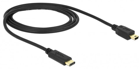 Cable USB Type-C™ 2.0 male > USB 2.0 Type Mini-B male - delock.israel