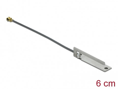 WLAN 802.11 b/g/n Antenna MHF® I plug 3 dBi 6 cm PIFA 805 internal - delock.israel