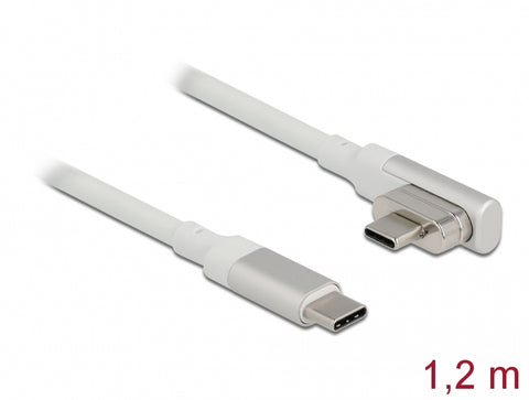 Magnetic Thunderbolt™ 3 USB-C™ Cable 4K 60 Hz male to male angled - delock.israel