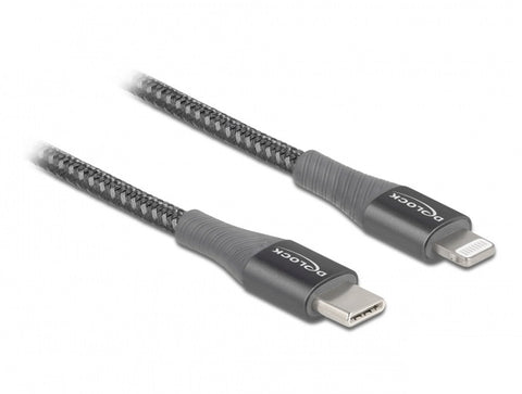 Data and charging cable USB Type-C™ to Lightning™ for iPhone™, iPad™ and iPod™ MFi - delock.israel