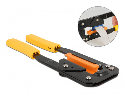 Crimping Tool for insulation displacement connectors with adapter set - delock.israel