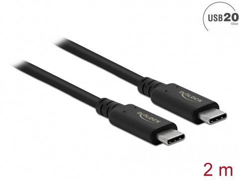 USB4™ 20 Gbps Cable 2 m - delock.israel