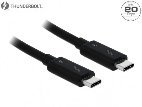 Thunderbolt™ 3 (20 Gb/s) USB-C™ cable male > male passive 5 A - delock.israel