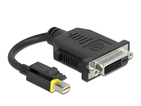 Mini DisplayPort 1.1 to DVI adapter with latch passive - delock.israel