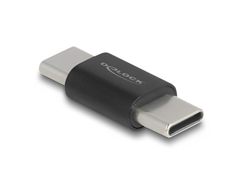 Adapter SuperSpeed USB 10 Gbps (USB 3.2 Gen 2) USB Type-C™ Gender Changer male to male black - delock.israel