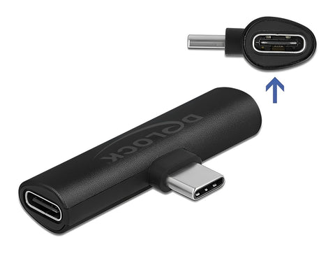 Adapter USB Type-C™ to 2 x USB Type-C™ PD black - delock.israel
