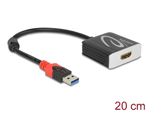 Adapter SuperSpeed USB 5 Gbps Type-A male to HDMI female - delock.israel