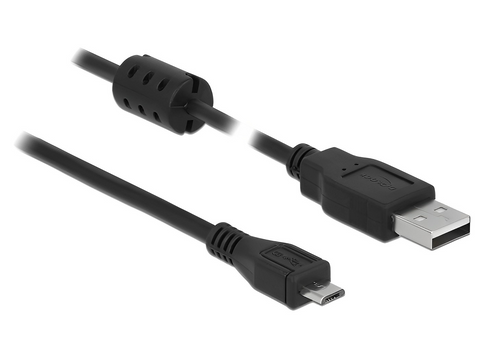 Cable USB 2.0 Type-A male > USB 2.0 Micro-B male - delock.israel