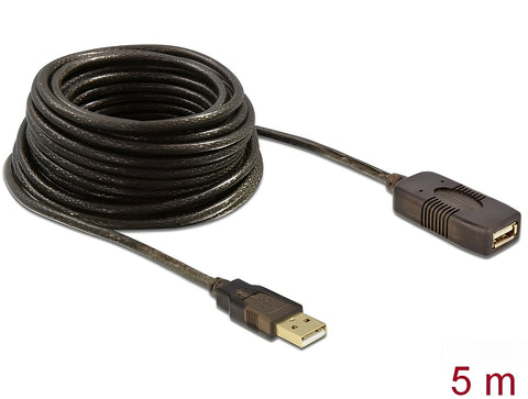 Cable USB 2.0 Extension, active 5 m - delock.israel