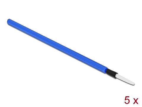 Fiber optic cleaning stick for connectors with 1.25 mm ferrule 5 pieces