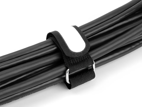 Hook-and-loop cable tie with loop and label tap - delock.israel