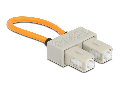 Optical Fiber loopback Adapter SC / OM1 Multi-mode beige - delock.israel
