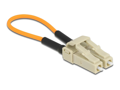 Optical Fiber loopback Adapter LC / OM1 Multi-mode beige - delock.israel