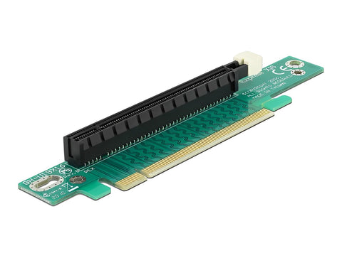 Riser Card PCI Express x16 > x16 90° left angled - delock.israel