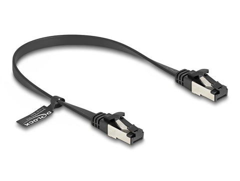 RJ45 Flat Patch Cable plug to plug Cat.8.1 flexible - delock.israel