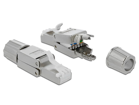 RJ45 plug Cat.6 STP toolfree - delock.israel