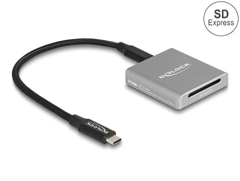 USB Type-C™ Card Reader for SD Express (SD 7.1) memory cards - delock.israel