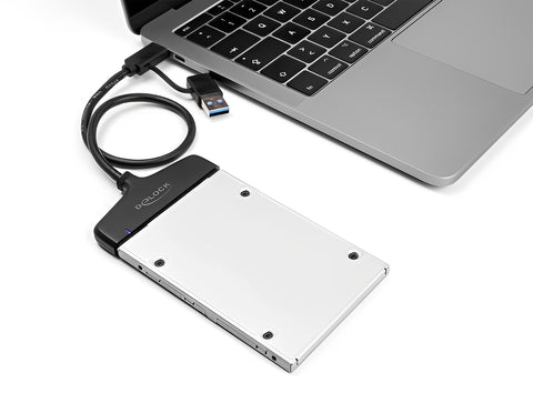 USB to SATA 6 Gb/s Converter with USB Type-C™ or USB Type-A connector - delock.israel