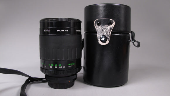 Vivitar 500mm F8 Mirror Lens For Canon Fd Mount – Phototek Canada