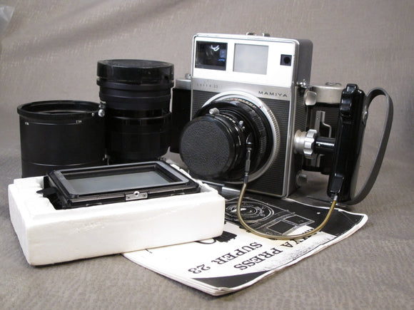 Mamiya SEKOR Super 23 medium format camera with 100mm f3.5 and