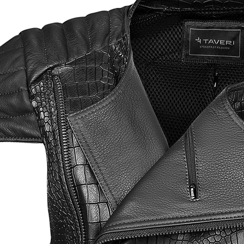 Steadfast Motorcycle Vest - Leather