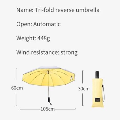 reverse umbrella compact