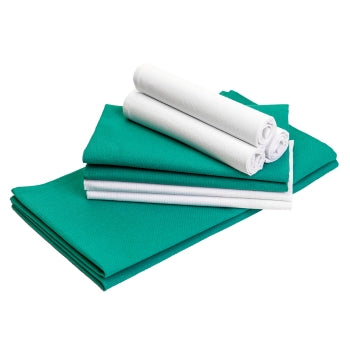 Green Huck/Surgical Towels - 25 LB Box