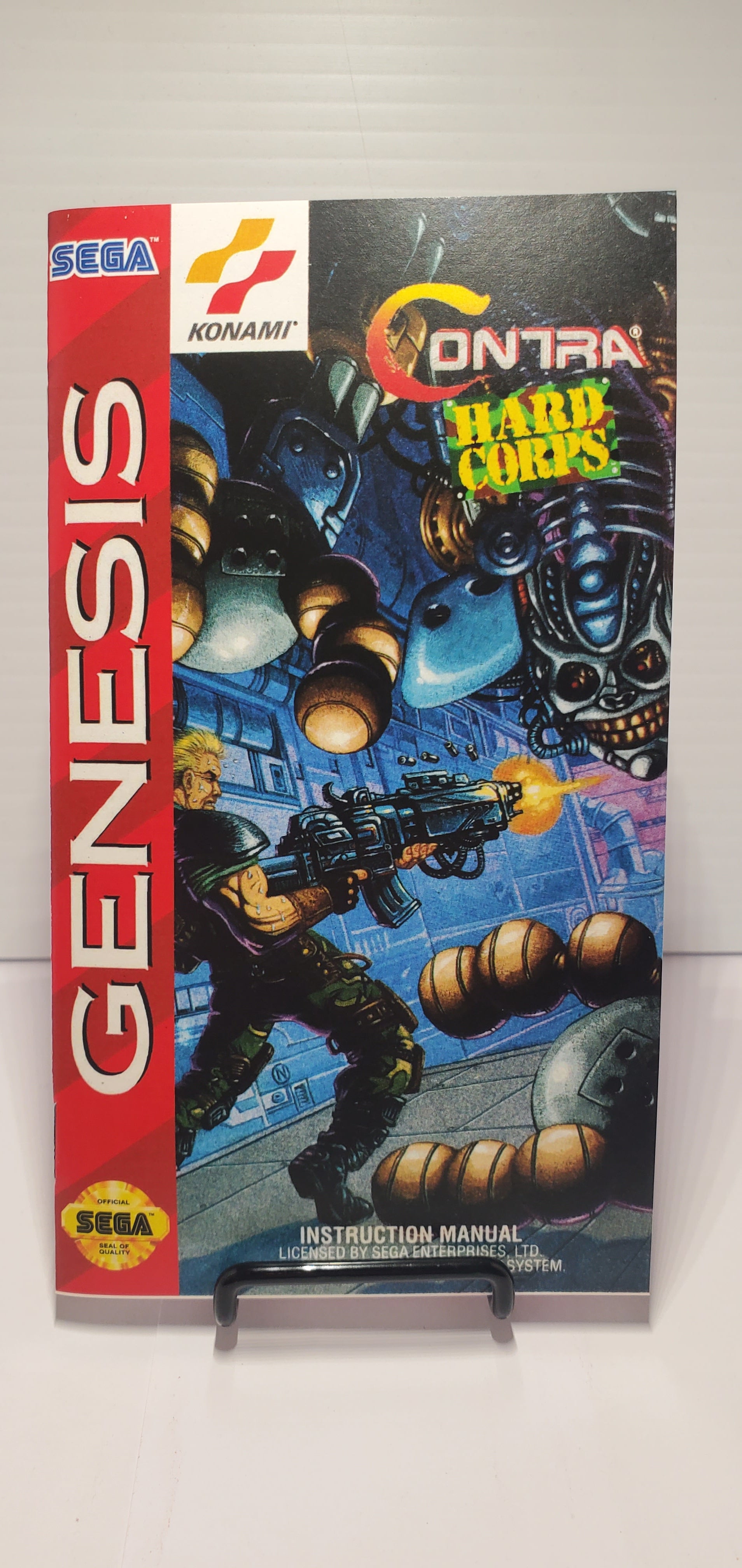 サイン・掲示用品 パネル SEGA GENESIS CONTRA HARD CORPS 紙箱版