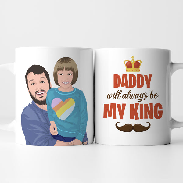 Personalized Mom & Year Photo Mug – Personalized Drawing Gifts