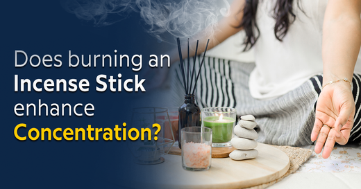 Does burning an incense stick enhance concentration?